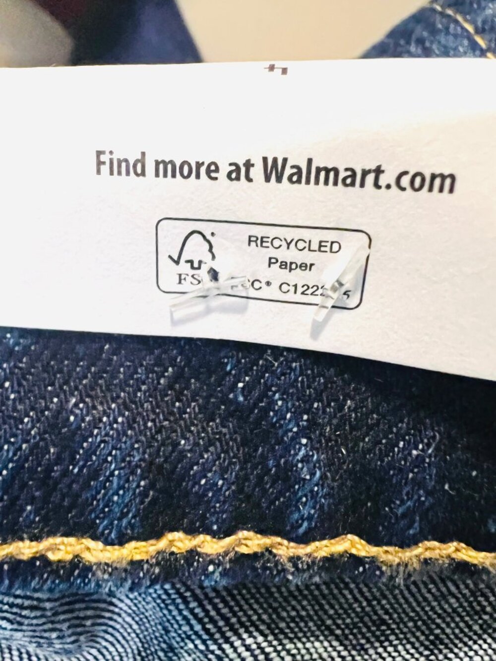 Free Assembly High Rise Wide Leg-NWT-Women's Blue Jeans/Denim-Size 4-Stretch - Picture 14 of 15